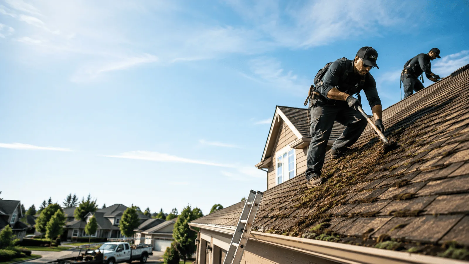 Roof Moss Removal in Sherman, MS near me